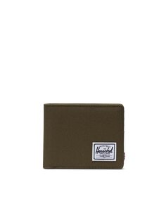 Мужской складной кошелек из ткани зеленого цвета в стиле милитари Herschel