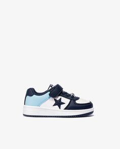 Детские бело-синие кроссовки со звездой Conguitos, синий