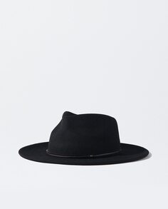 Женская шапка с однотонной декоративной полоской Parfois, черный