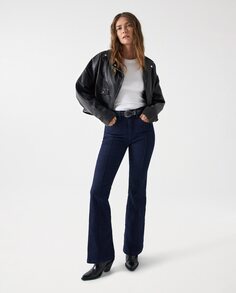Женские расклешенные джинсы Faith Flare с высокой посадкой и расклешенной посадкой Salsa Jeans, синий