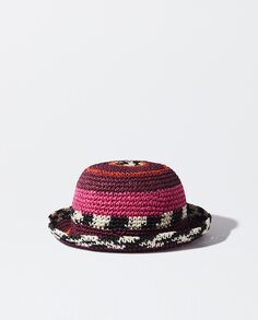 Женская шапка крючком разных цветов Parfois, мультиколор