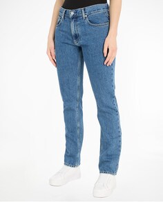 Джинсы мужские Authentic Straight средний деним Calvin Klein Jeans, синий