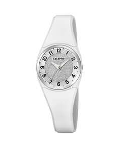 K5752/1 Модные женские часы из каучука белого цвета Calypso, белый