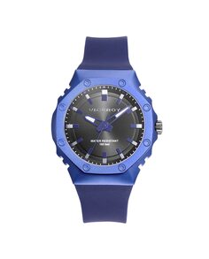 Мужские часы в алюминиевом корпусе и темно-синем силиконовом ремешке Viceroy, синий