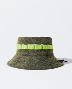 Женская шапка на шнурке зеленого цвета Parfois, зеленый