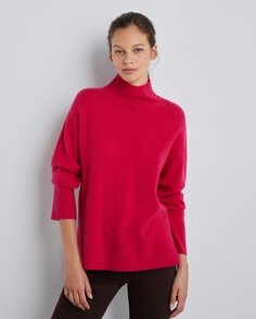 Женский свободный свитер-водолазка Easy Wear, фуксия