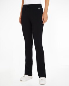 Женские брюки прямого кроя Calvin Klein Jeans, черный