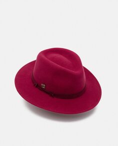 Бордовая фетровая шляпа Индиана Aranda, бордо