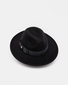 Черная фетровая шляпа-федора Aranda, черный