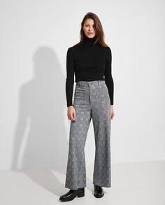 Женские широкие брюки с завышенной талией и карманами Naëlle, мультиколор
