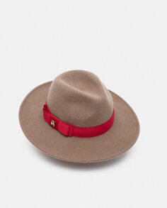 Фетровая шляпа цвета хаки Aranda