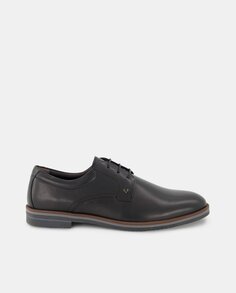 Мужские туфли черного цвета из гладкой кожи на шнуровке на резиновой подошве Martinelli, черный