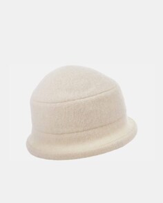 Пустая шерстяная шляпа с короткими полями Seeberger, белый