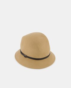 Шляпа-клош из верблюжьей шерсти Tirabasso, коричневый