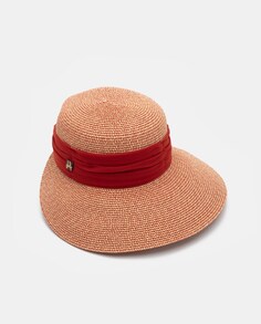 Красная шляпа с вереском и красной лентой Aranda, красный