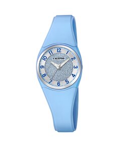 K5752/3 Модные синие резиновые женские часы Calypso, синий