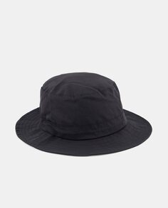 Черная однотонная непромокаемая шляпа Seeberger, черный