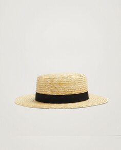 Женская бежевая соломенная шляпа Parfois, бежевый