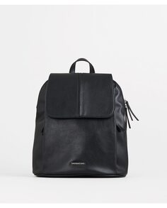 Женский базовый рюкзак черного цвета с клапаном на молнии PACOMARTINEZ, черный