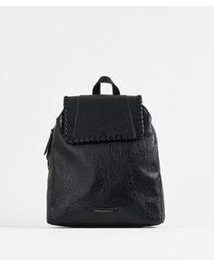 Черный женский рюкзак с плетеной деталью на молнии PACOMARTINEZ, черный