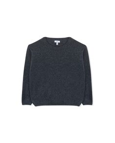 Темно-серый свитер для мальчика с круглым вырезом KNOT, темно-серый