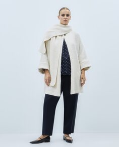 Женская длинная куртка-шарф Couchel