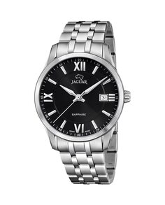 Мужские часы J964/4 Acamar из стали с черным циферблатом Jaguar, серебро