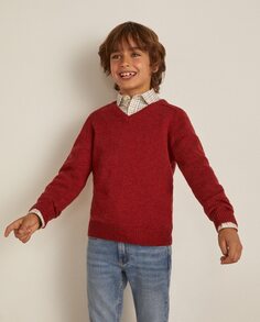 Базовый свитер для мальчика с длинными рукавами Coconut El Corte Inglés, красный