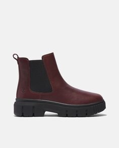 Женские ботинки Greyfield Chelsea бордового цвета Timberland, бордо