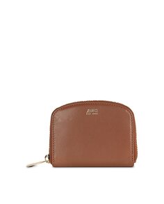 Коричневый кожаный женский кошелек Georgia с RFID-защитой Jaslen, коричневый