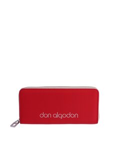 Красный женский кошелек на молнии Don Algodón, красный