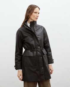 Женская куртка из кожи наппа с капюшоном Lloyd&apos;s, коричневый Lloyd's