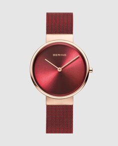 Bering 14531-363 Женские часы с красной стальной сеткой Bering, красный