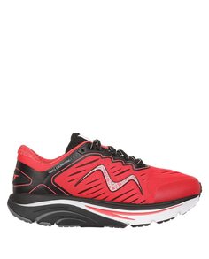 Мужские кроссовки на шнурках красного цвета Mbt, красный