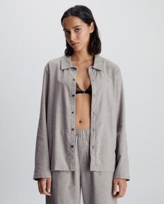 Женская фланелевая пижама Calvin Klein, серый