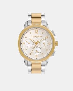 Многофункциональные женские часы из золотой стали 24000053 Olivia Burton, мультиколор