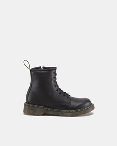 Черные ботинки для девочек Dr Martens на шнуровке и молнии Dr. Martens, черный