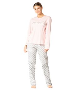 Женская пижама с геометрическим принтом Egatex, розовый