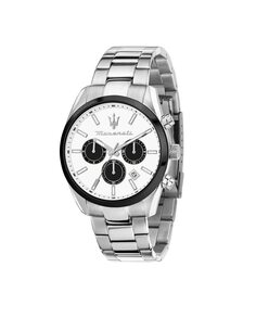 Мужские часы Maseratti R8853151004 со стальным и серебряным ремешком Maserati, серебро