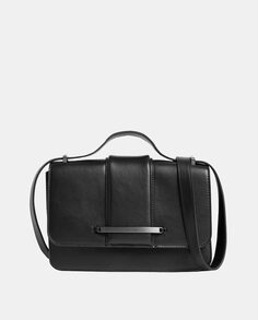 Черная сумка через плечо с регулируемой ручкой Calvin Klein, черный