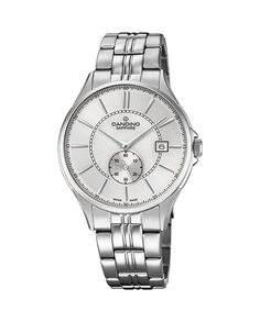 C4633/1 Мужские классические мужские часы Timeless из серебряной стали Candino, серебро