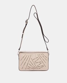 Женская сумка через плечо Mini Summer Song из бежевой кожи Abbacino, бежевый