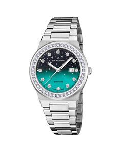 C4749/2 Новинка женские часы из серебряной стали Candino, серебро