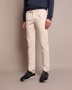 Мужские белые джинсы с задними карманами на пуговицах Scalpers, белый