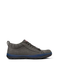 Мужские кожаные кроссовки с технологией Gore-tex и серыми шнурками Camper, серый