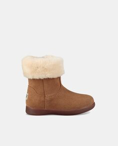 Сапожки Jorie II для девочки с меховым воротником и застежкой-молнией UGG, коричневый