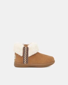 Сапоги для девочки Dreamer с меховой внутренней подкладкой UGG, коричневый