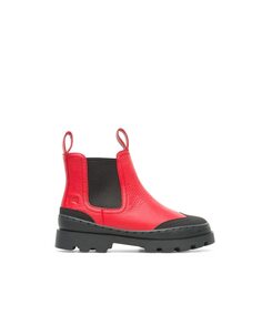 Детские ботинки Camper красного цвета с контрастным мыском Camper, красный