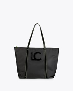 Черная сумка через плечо с короткой ручкой Lola Casademunt, черный