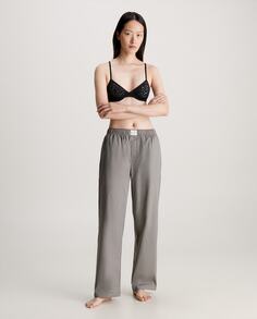 Пижамные штаны из чистого хлопка Calvin Klein, серый